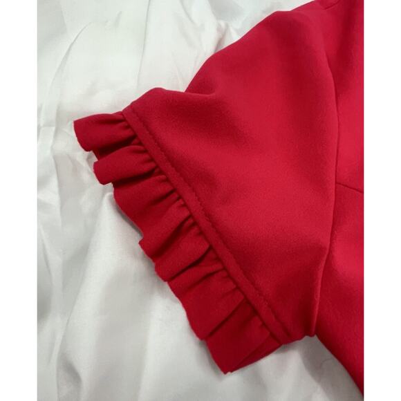 Maggy London Women's Ruffle Short Sleeve Slant Pocket Dress Sz. 10P $118 *NWT - Picture 9 of 11